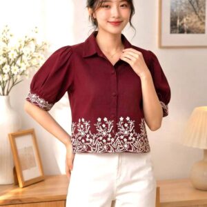 Regular Fit Embroidered Shirt