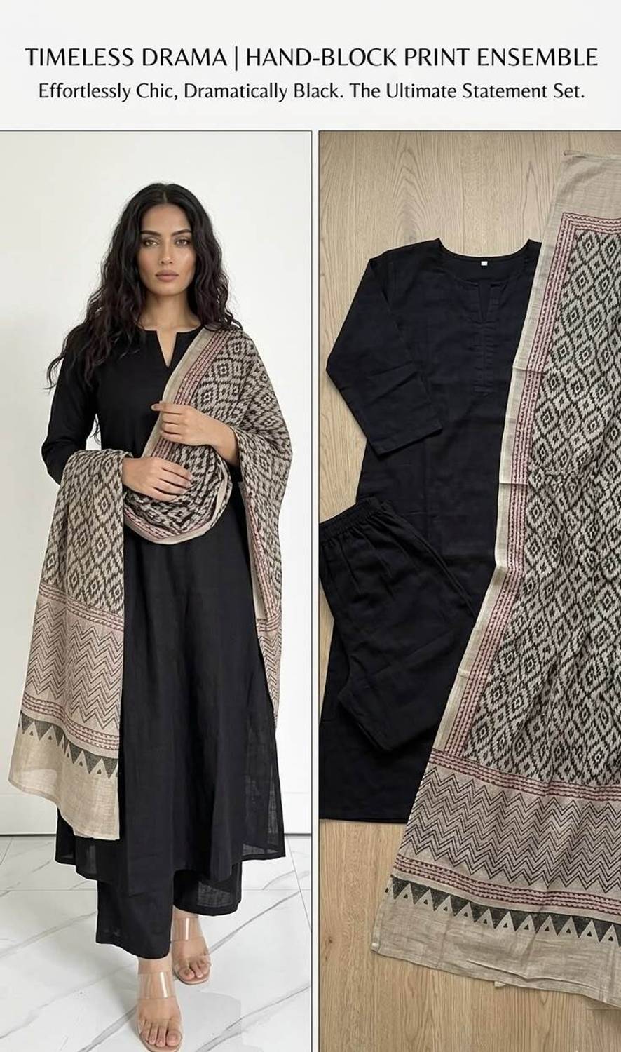 Trendy Cotton Blend Kurti - Image 3