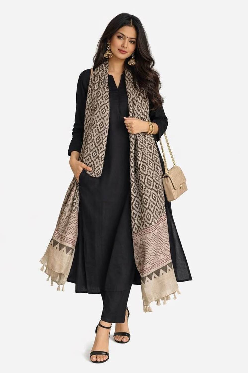 Trendy Cotton Blend Kurti - Image 4